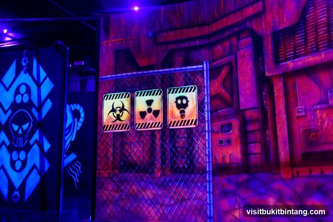 Hazard Signs in Themed Environment