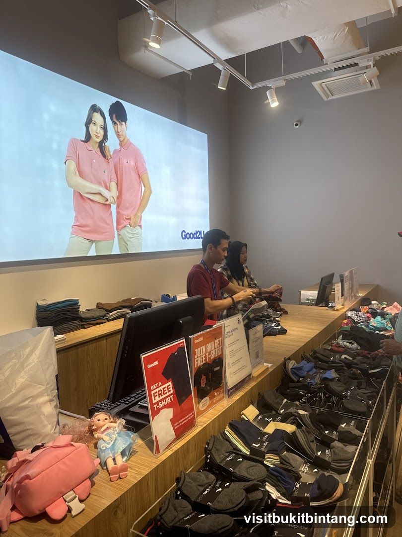 Store Interior with Promotional Display