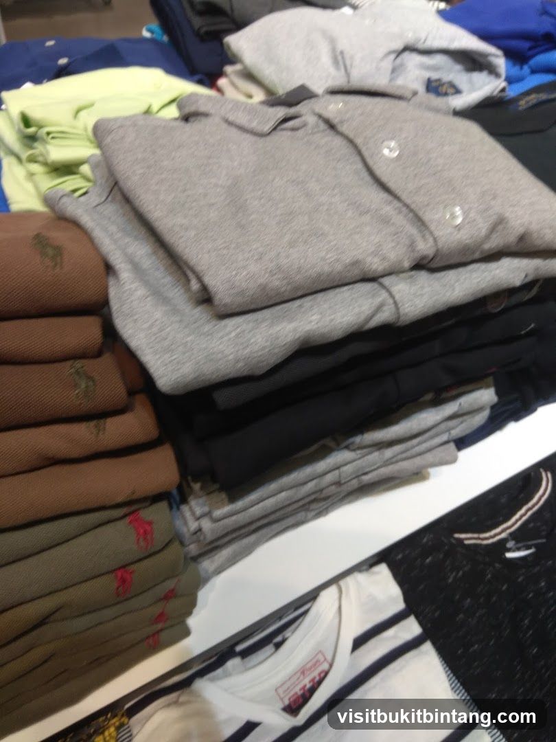 Folded Polo Shirts