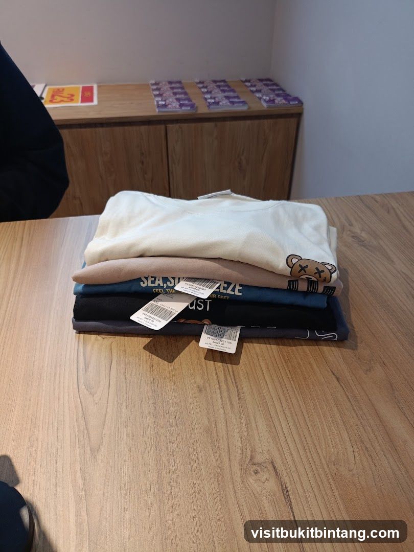 Stack of T-shirts