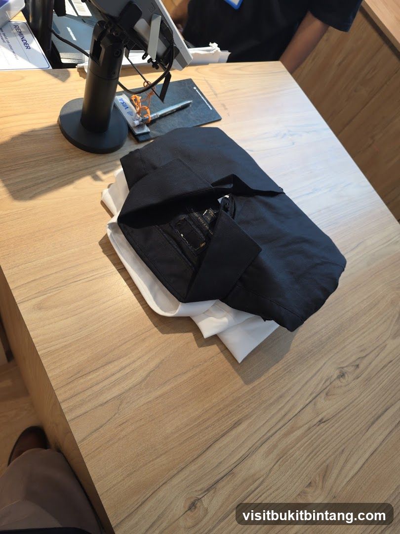 Folded Clothes on Counter