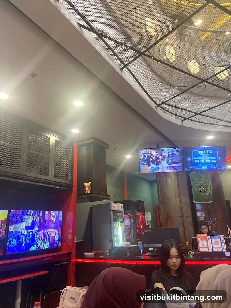 Gaming Cafe Interior