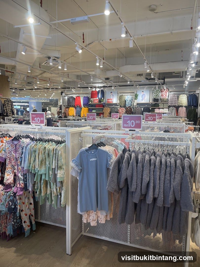 Clothing store interior
