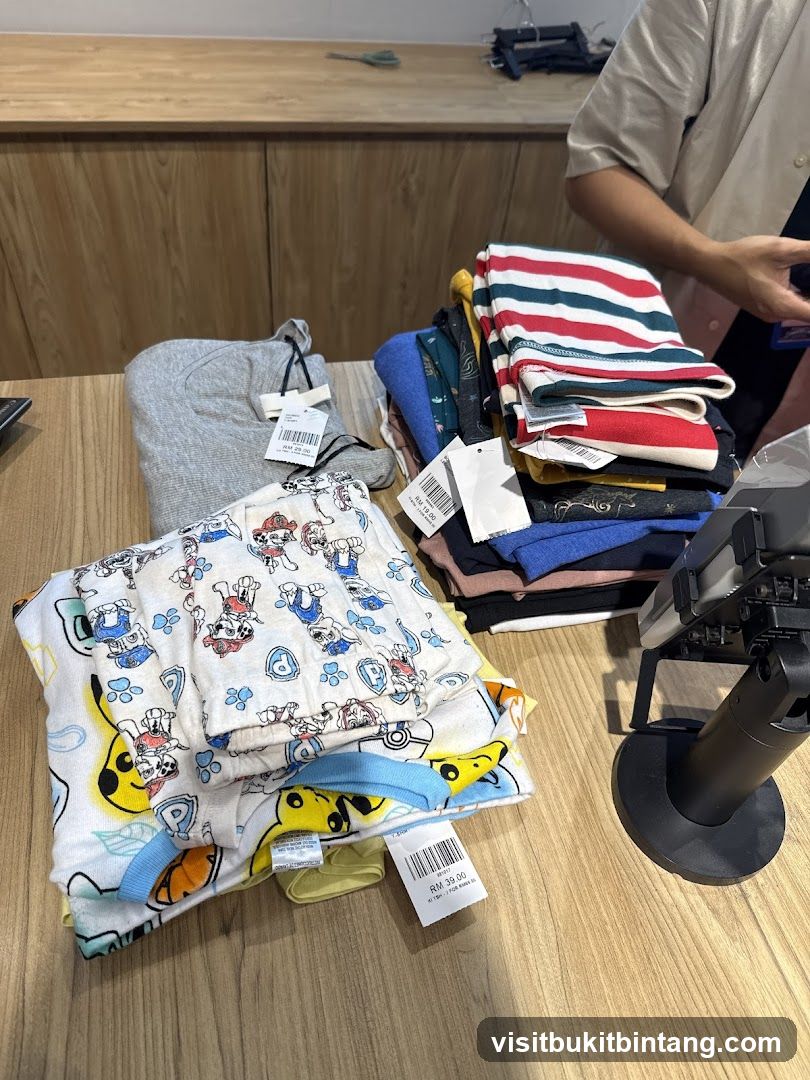 Children's Clothing Display