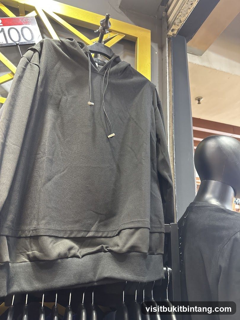 Black Hoodie on Display