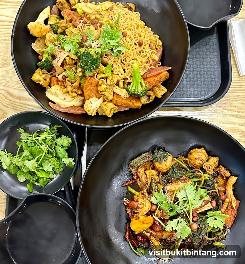 Spicy Noodle and Vegetable Dishes
