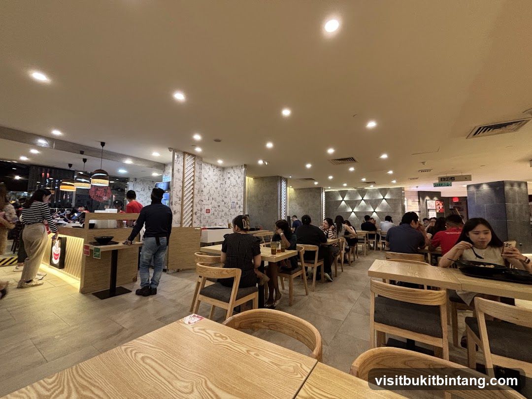 Restaurant Interior with Diners