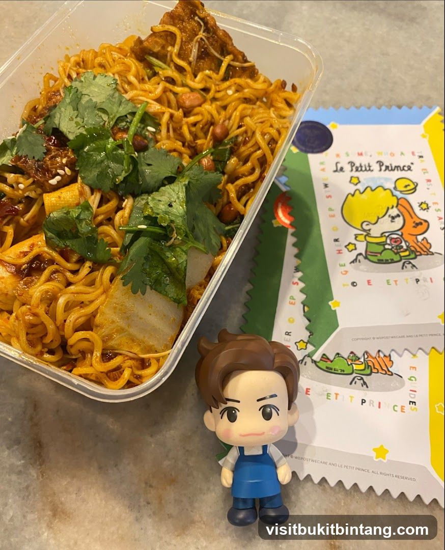 Noodles with Le Petit Prince Merchandise