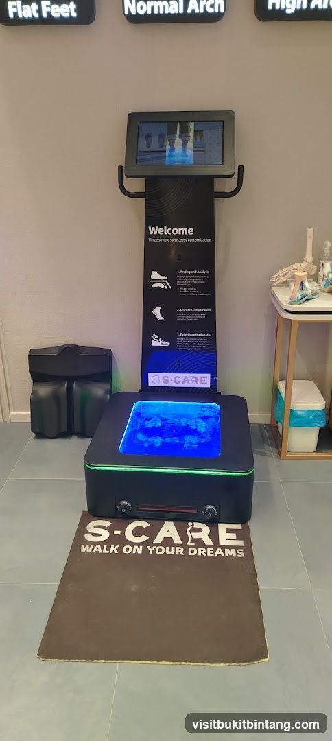 Foot analysis machine