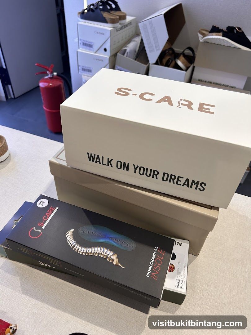 S-CARE Insoles and Boxes