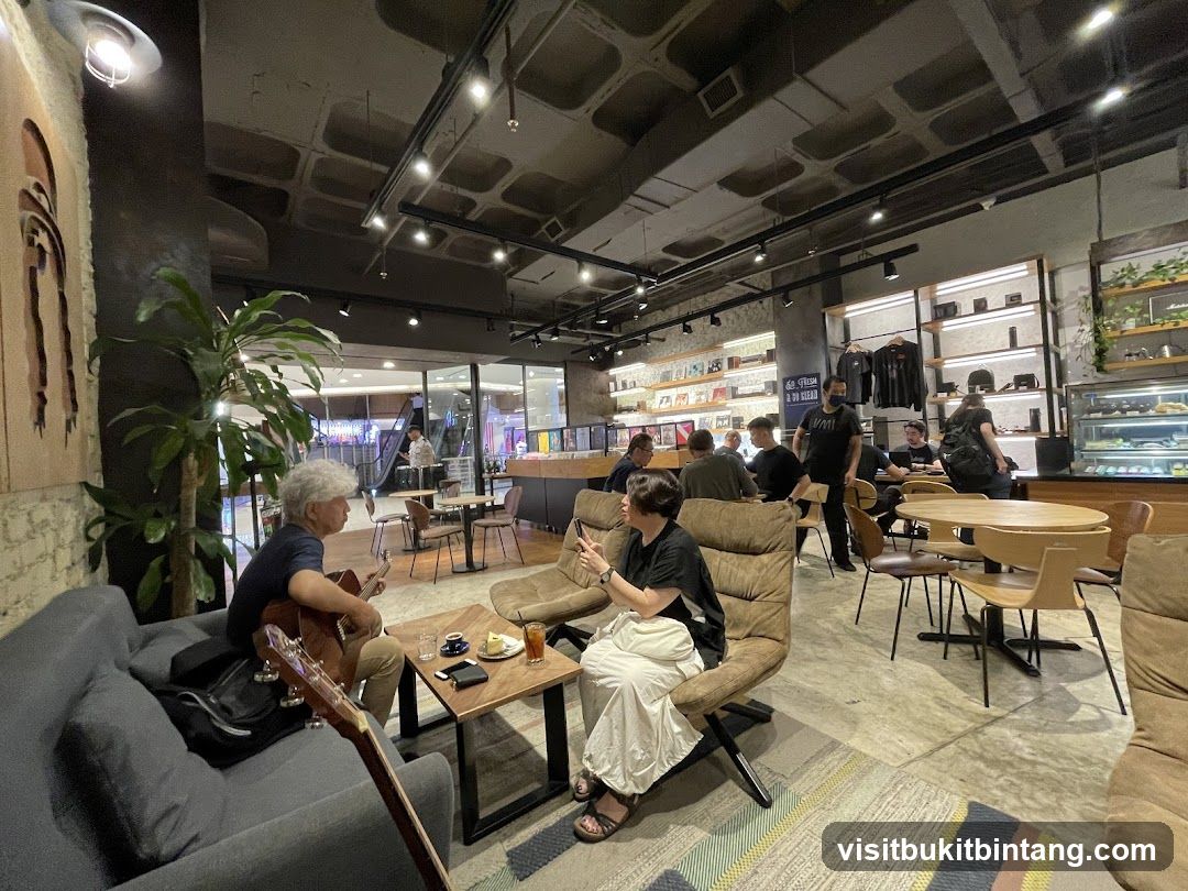 Cafe Interior with Live Music