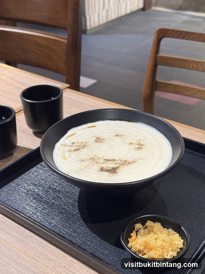 Creamy Soup with Garnish