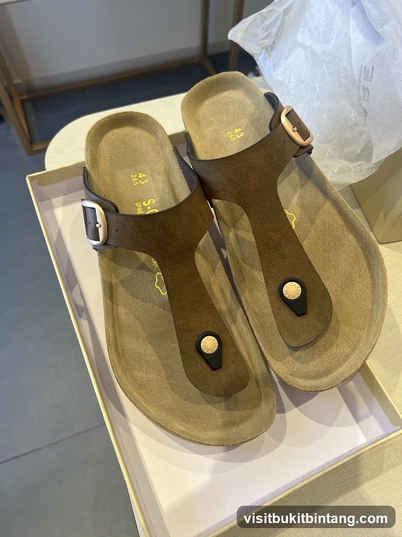 Brown Sandals in a Box