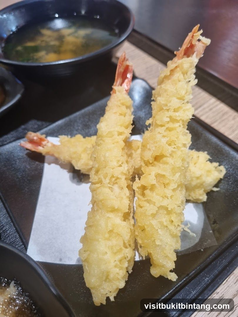 Shrimp Tempura with Soup