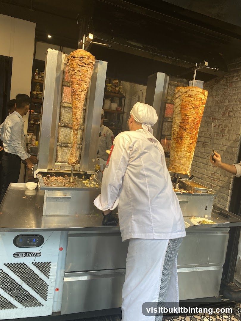 Shawarma Preparation