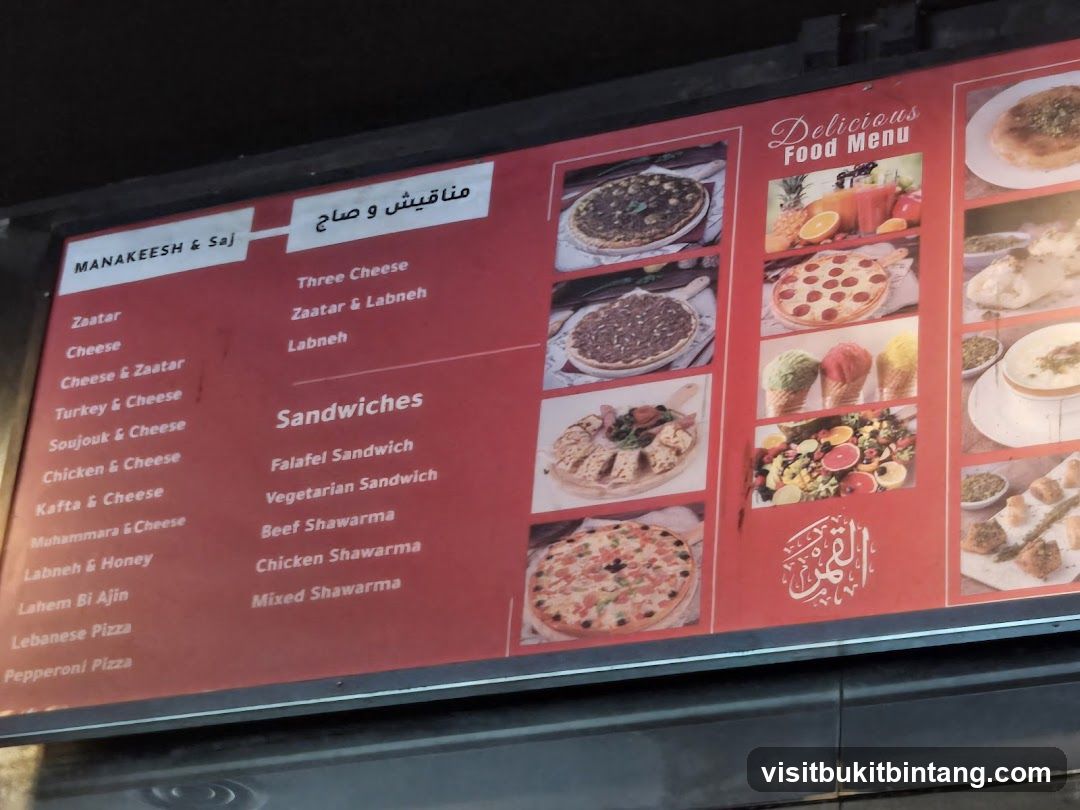 Delicious Food Menu