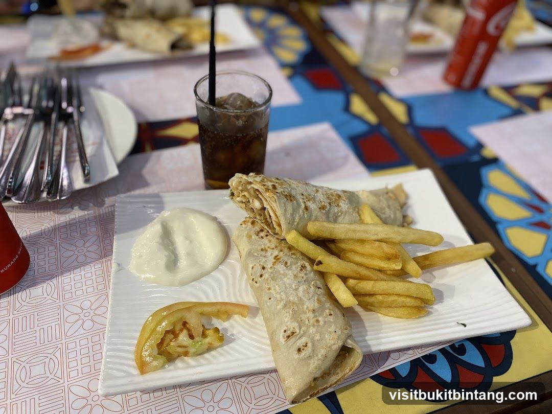 Shawarma Platter with Fries and Dip