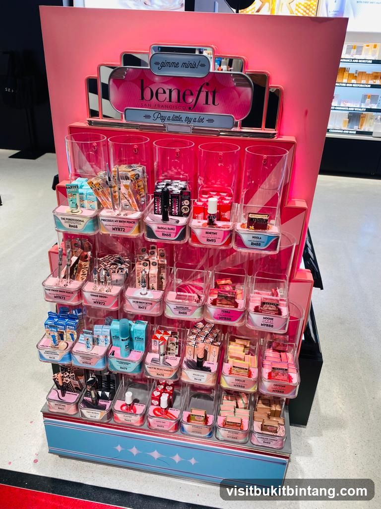 Benefit Cosmetics Display