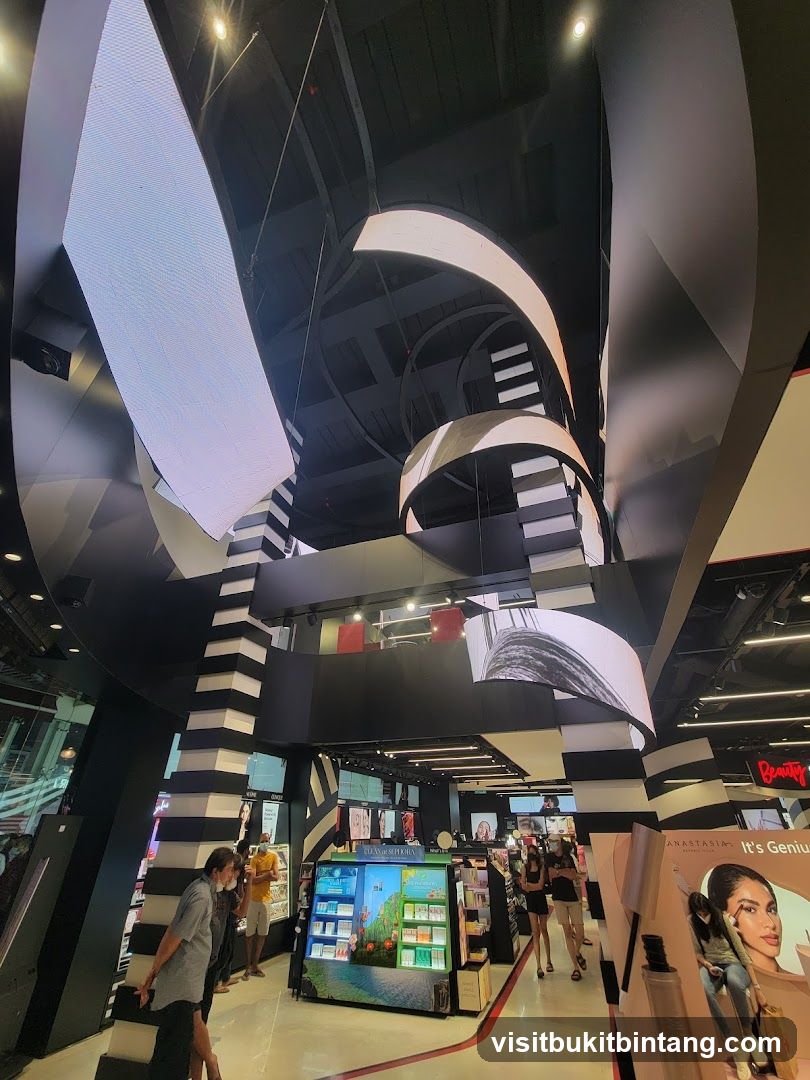 Modern Retail Interior with Digital Displays