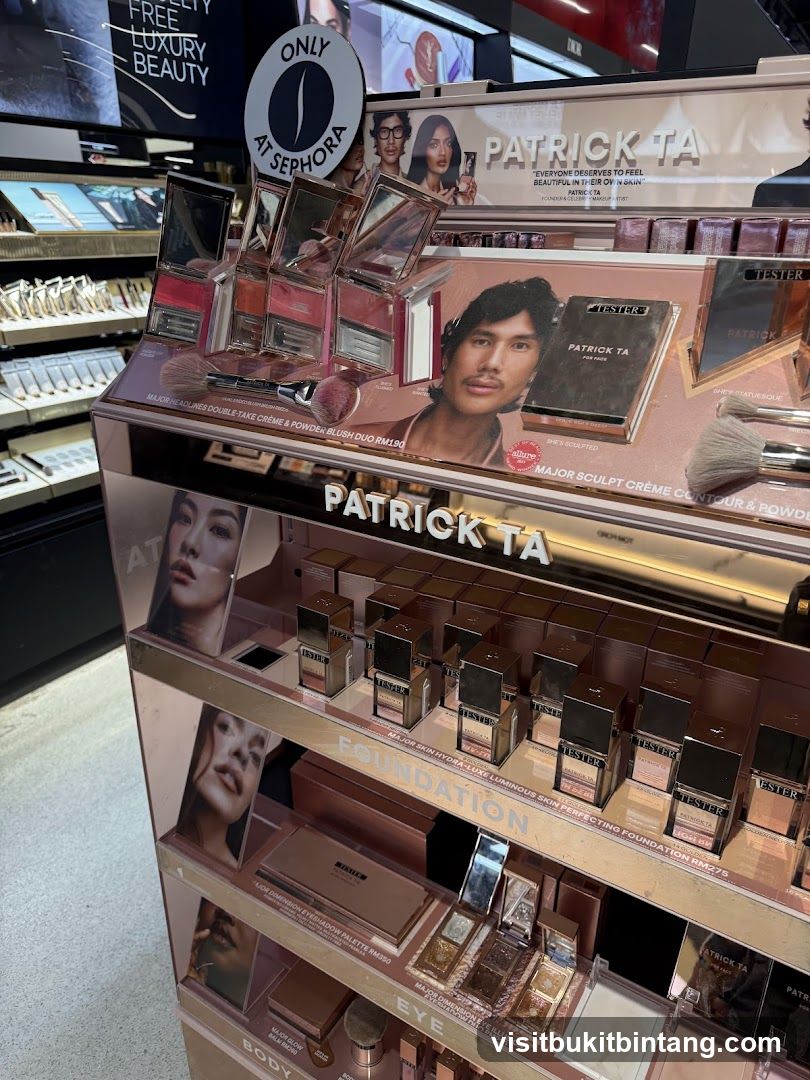 Patrick Ta Makeup Display