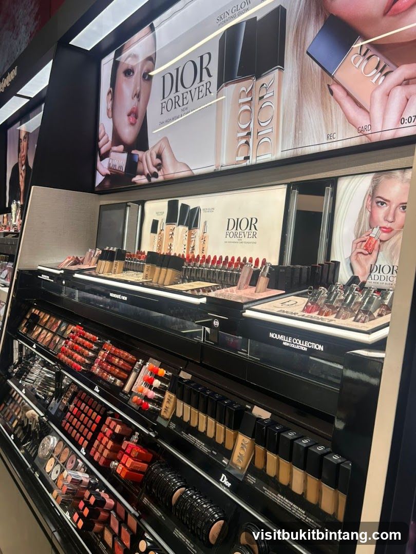 Dior Makeup Display
