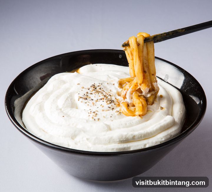 Noodles with Creamy Sauce