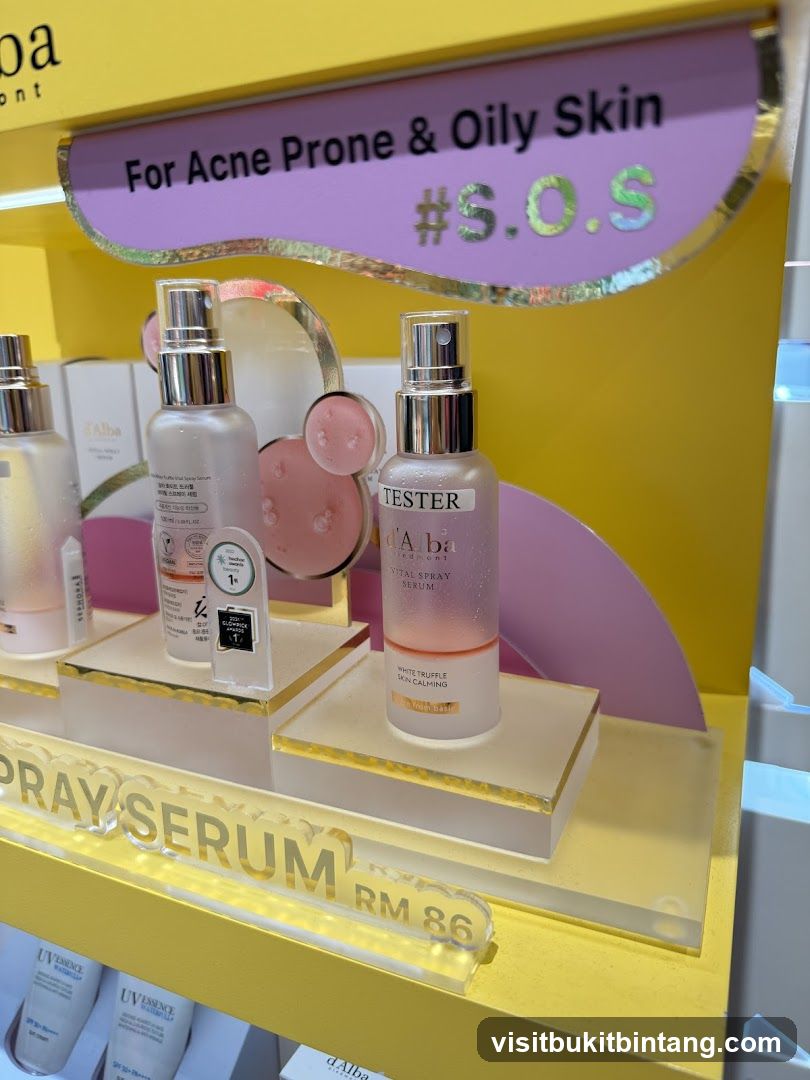 Skincare Display