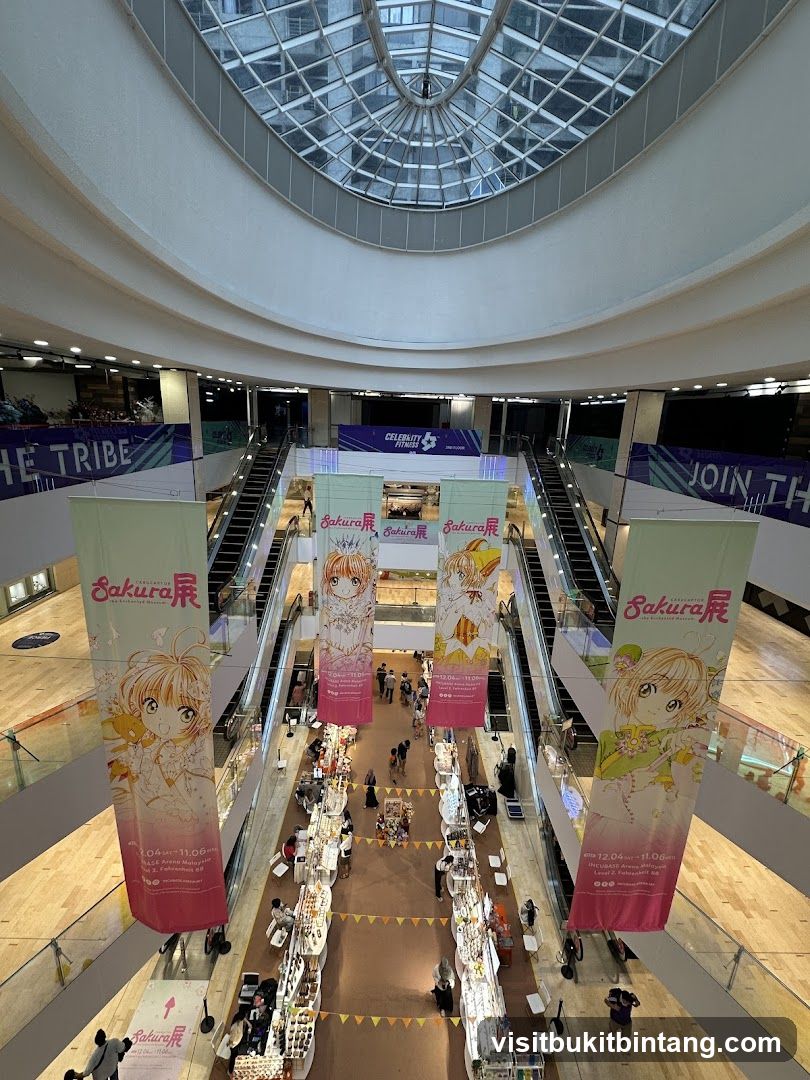 Mall Interior with Banners