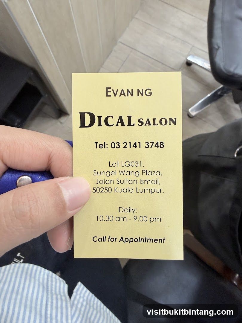 Dical Salon Business Card