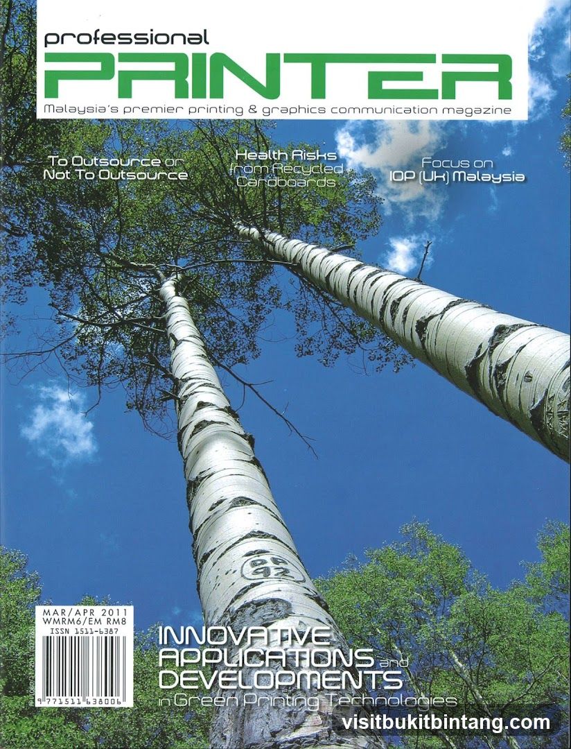 Professional Printer Magazine Cover