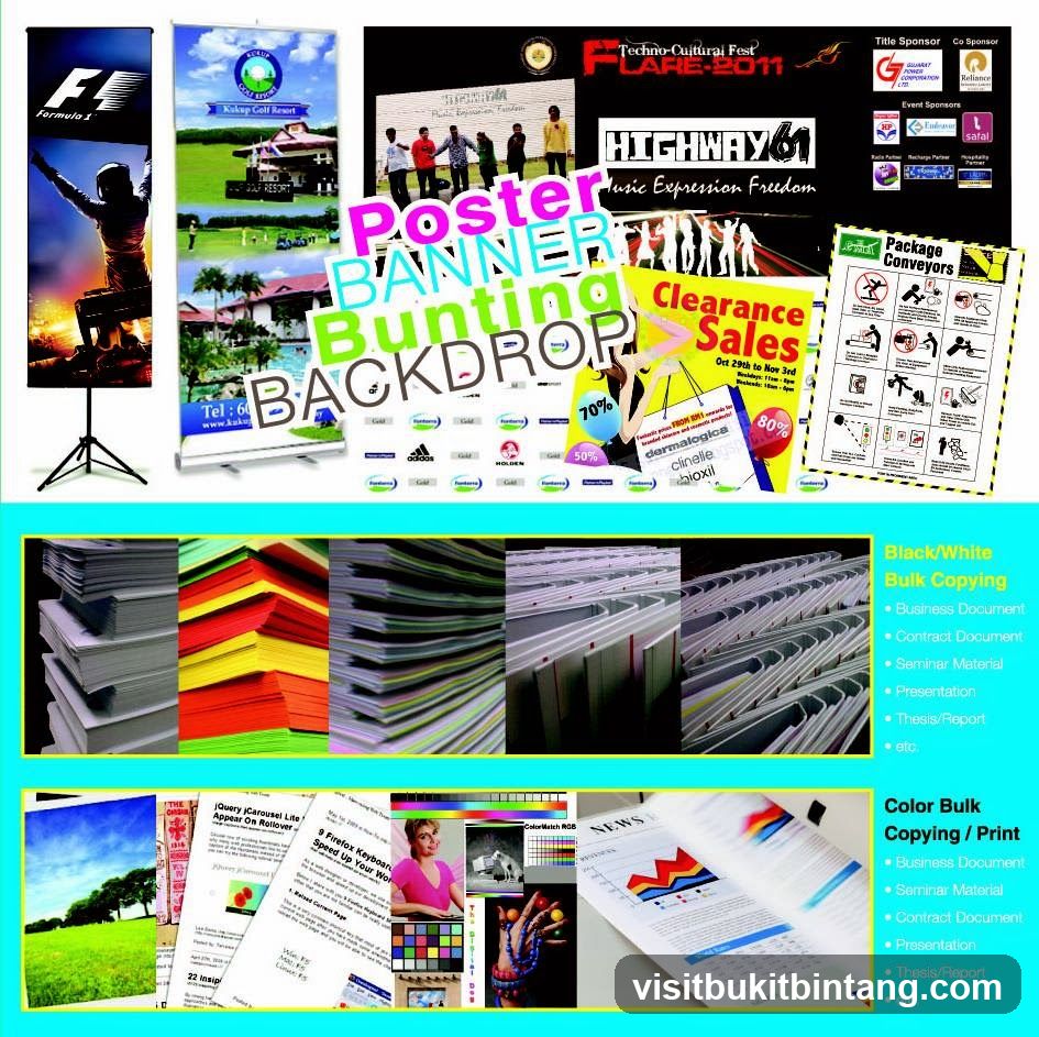 Printing Services Collage