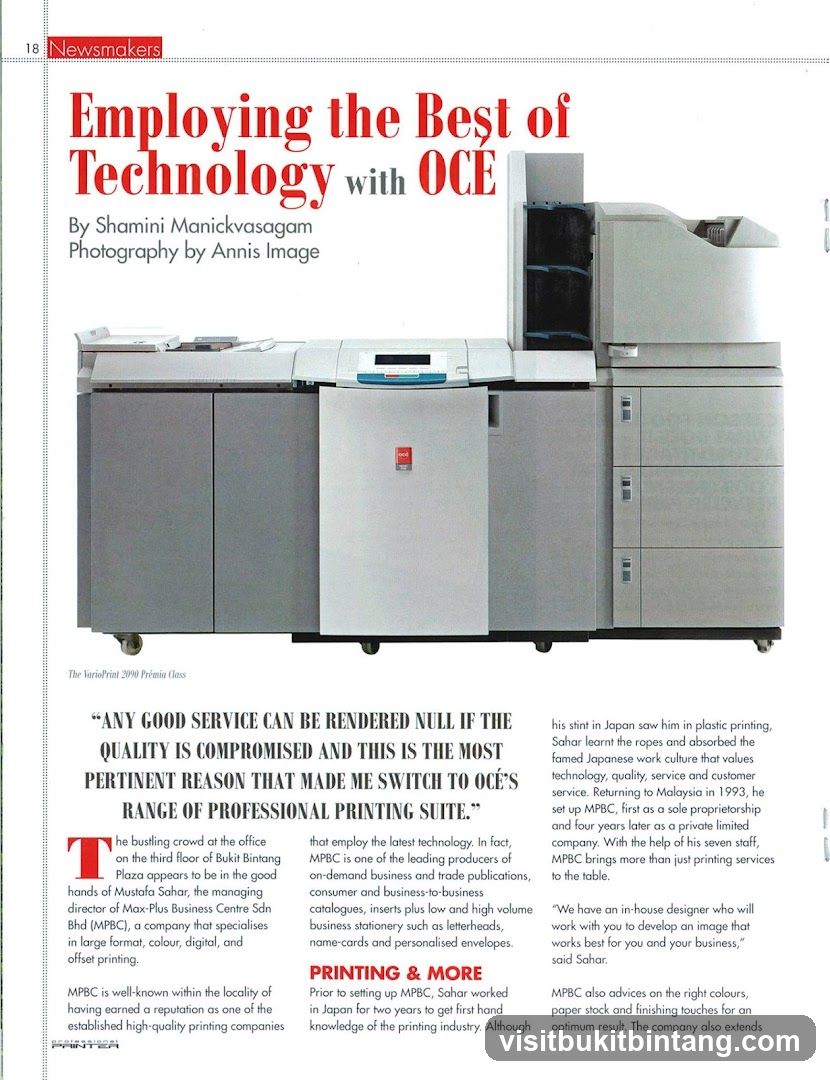 Employing the Best of Technology with OCE