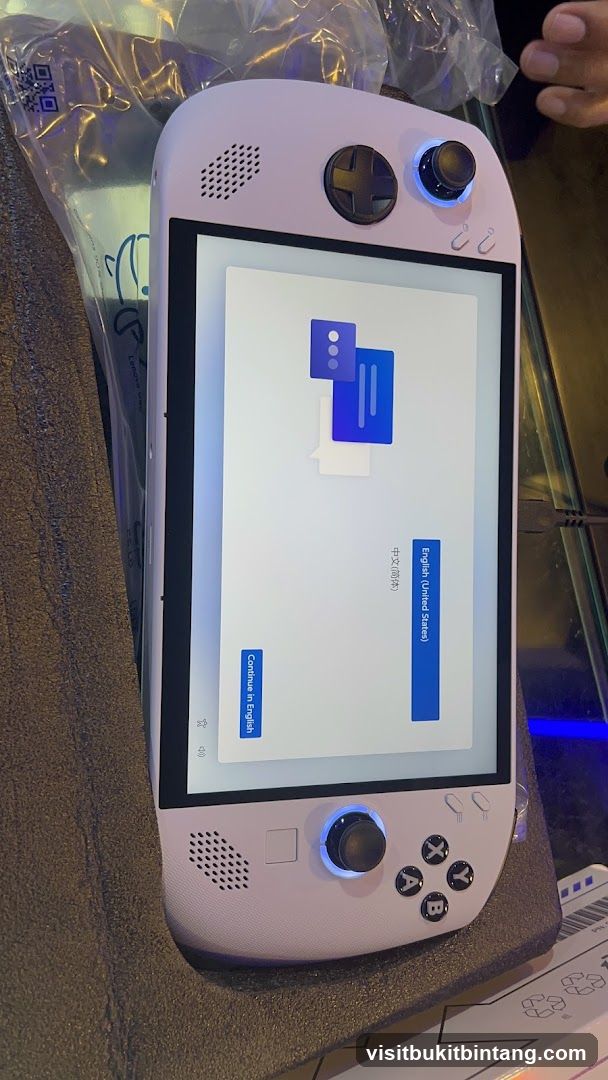 Handheld Gaming Device Setup
