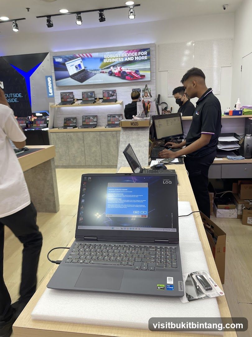 Lenovo Store Interior