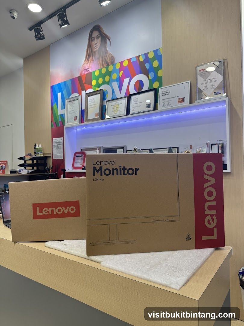 Lenovo Products on Display