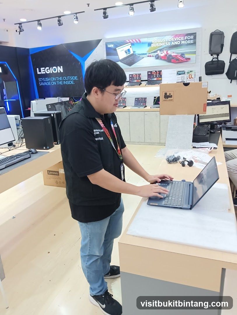 Electronics Store Display