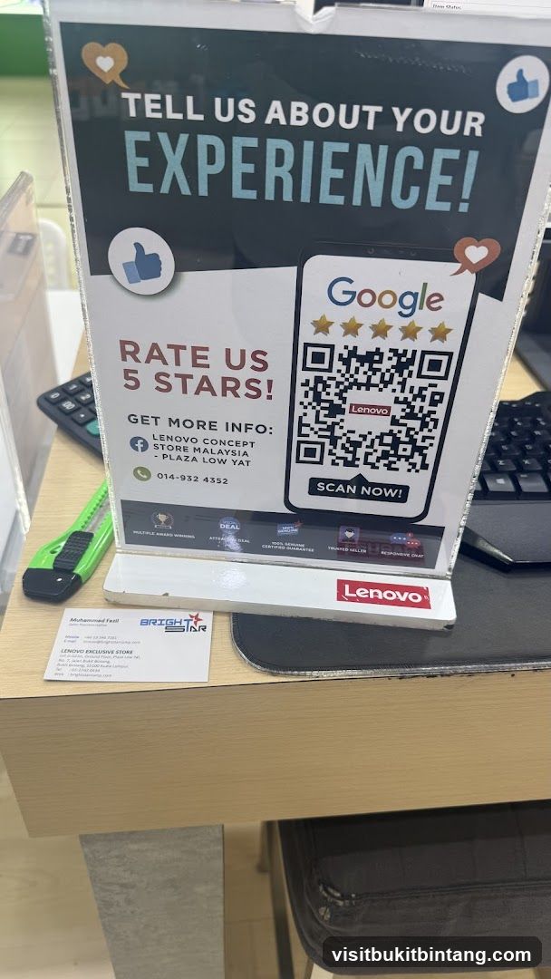 Google Review Stand