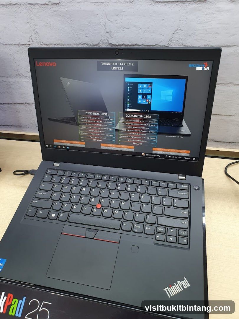 Lenovo ThinkPad L14 Gen 2 Laptop Display