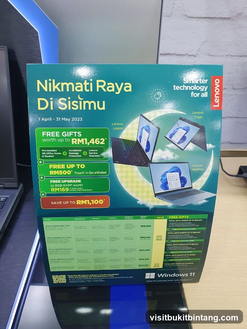 Lenovo Raya Promotion