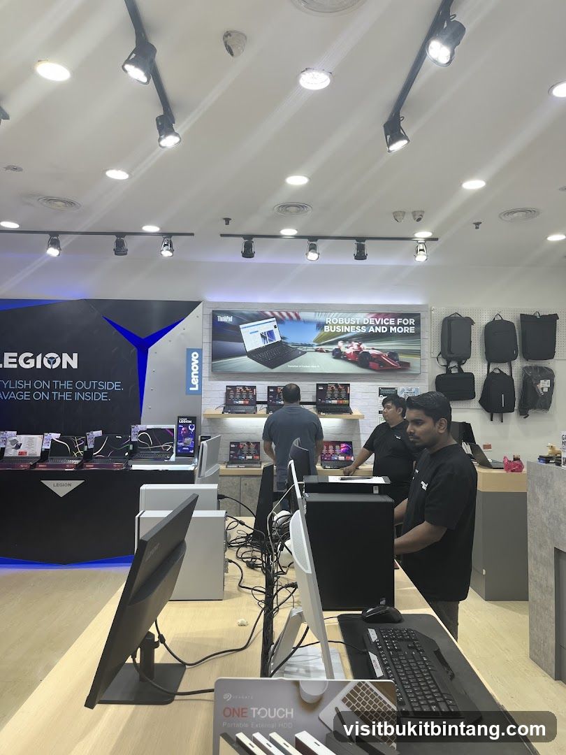 Electronics Store Interior