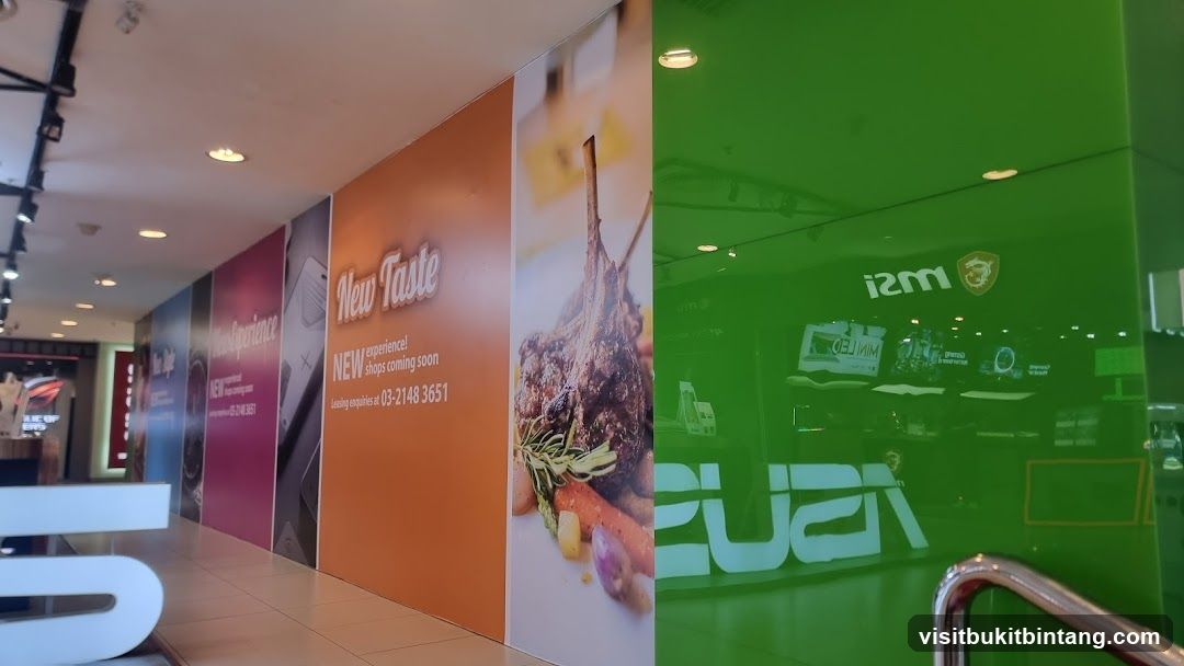 Storefront with advertisements