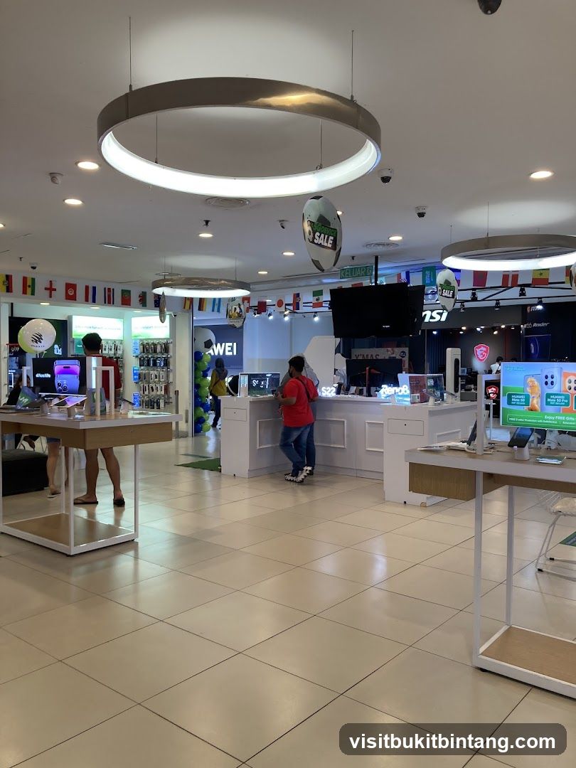 Electronics Store Interior