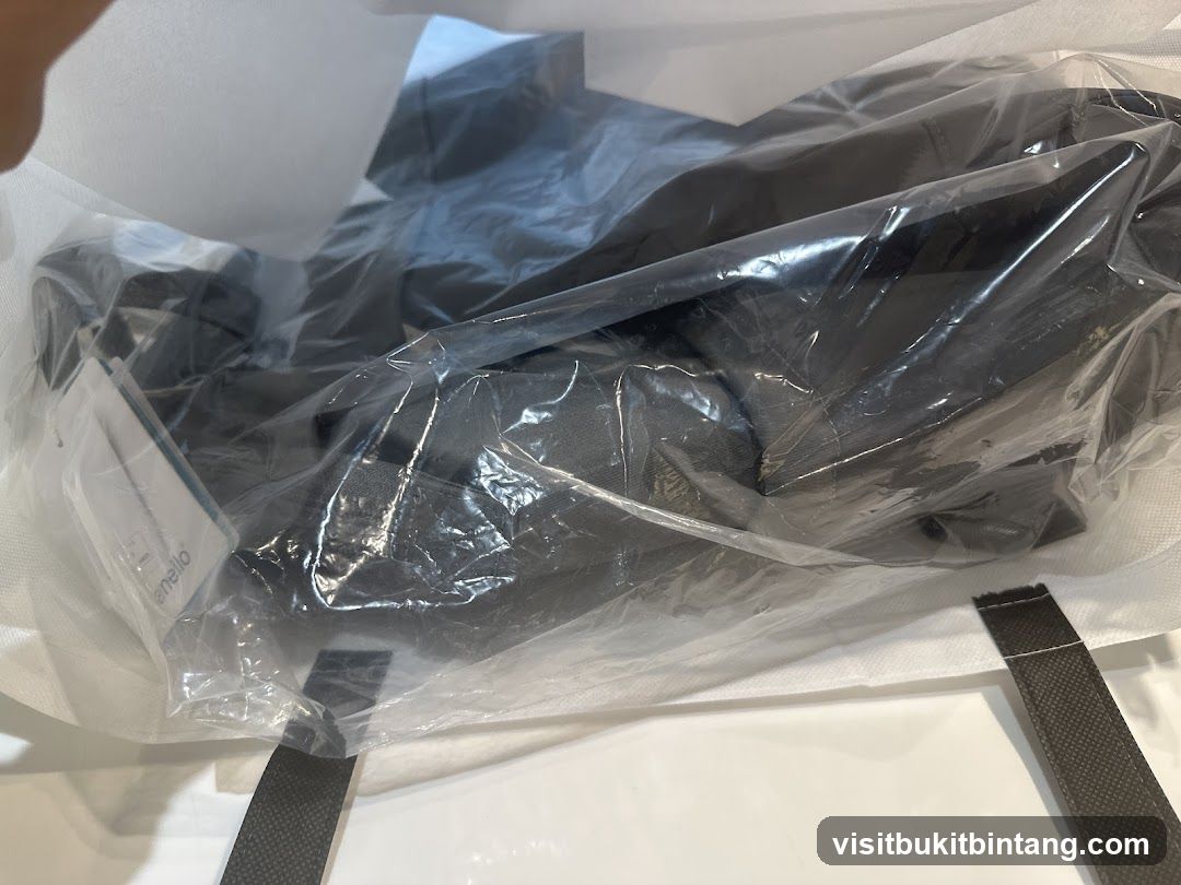 Bag with items
