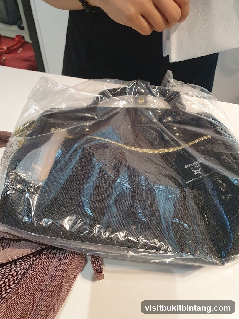 Bag in Plastic Packaging