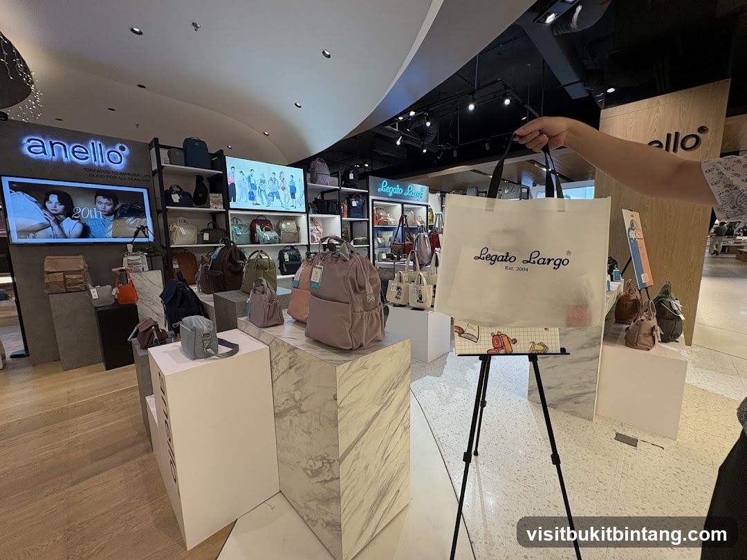 Legato Largo Bag Display