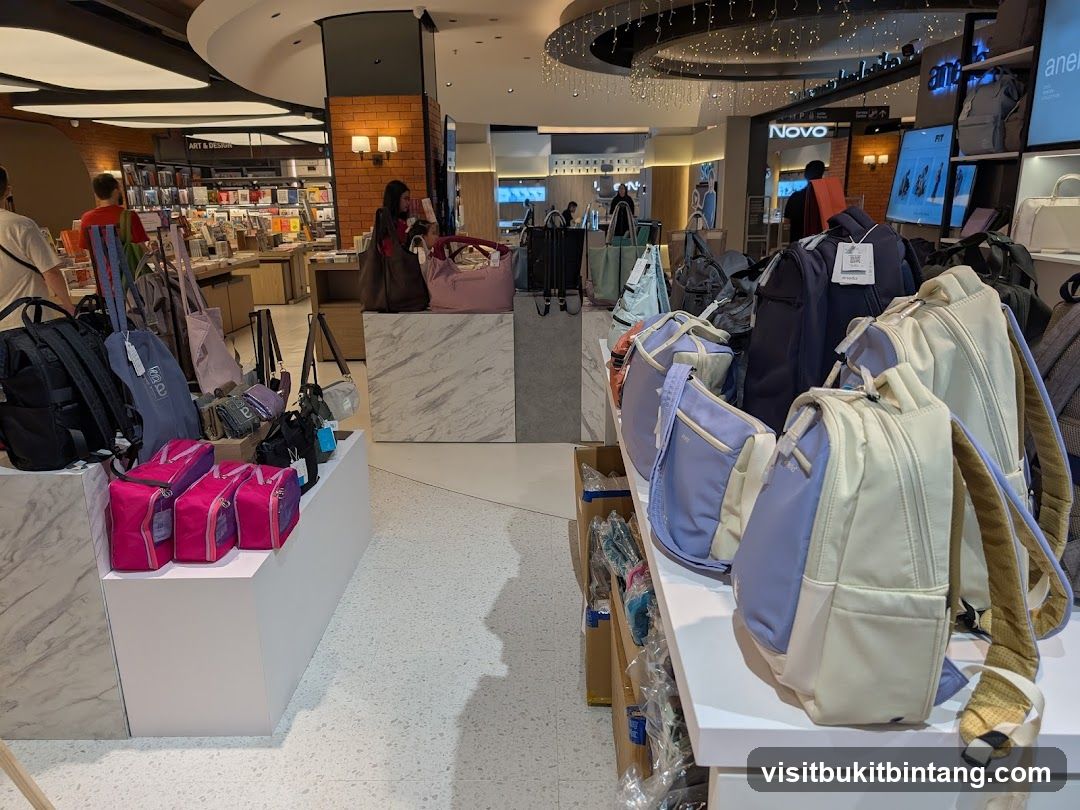 Bags and Accessories Display