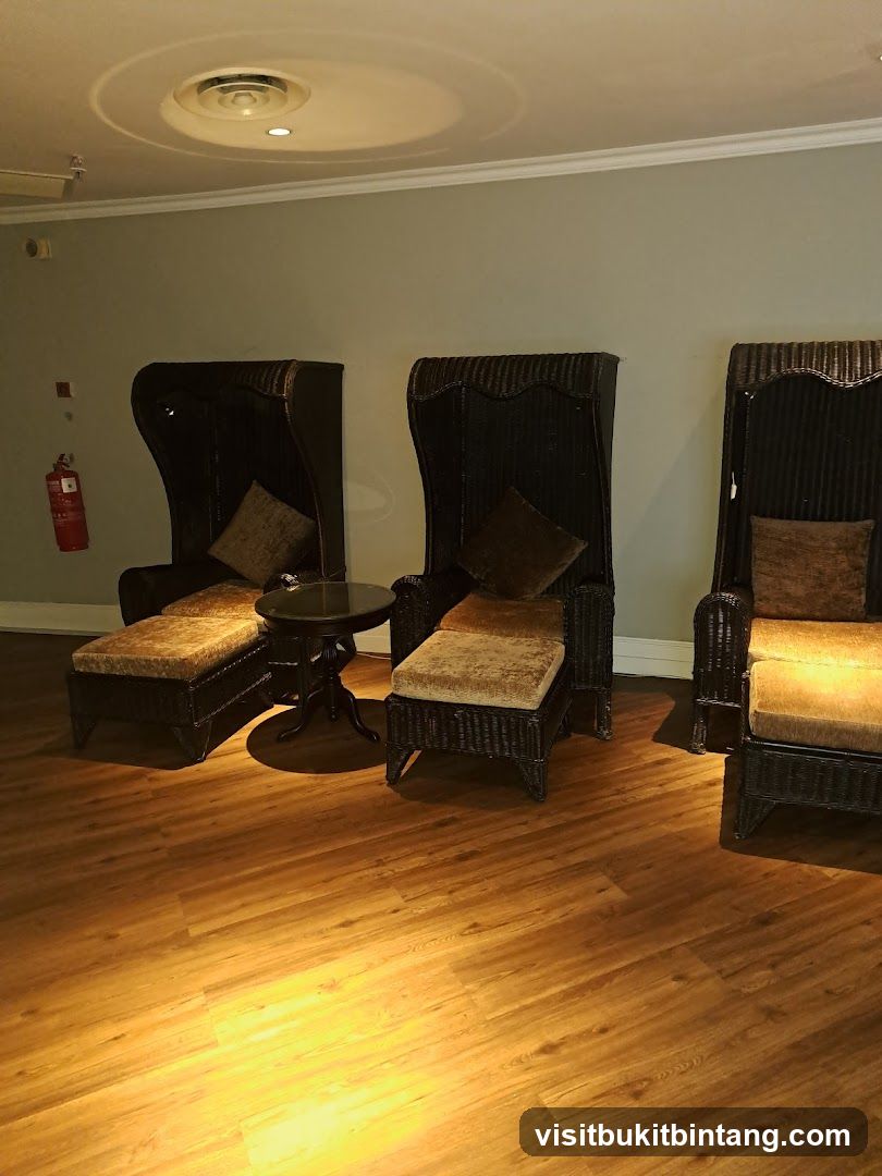 Wicker Chairs and Ottoman Set