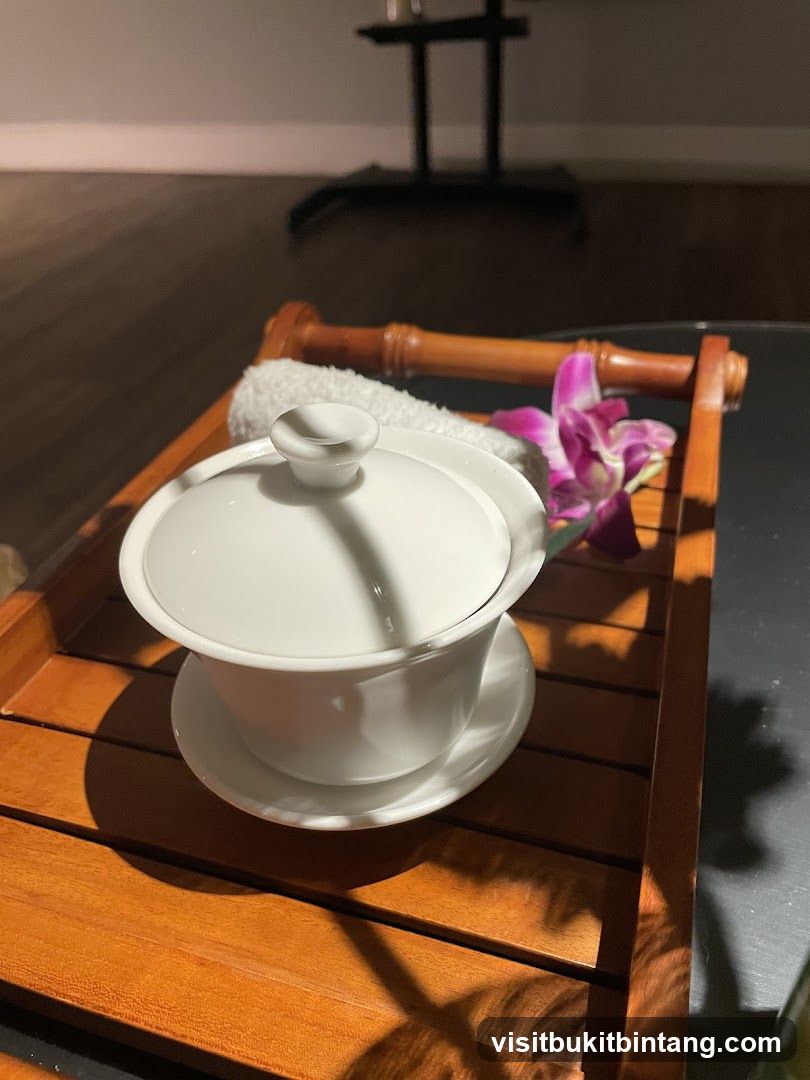 Spa Tray with Tea Set