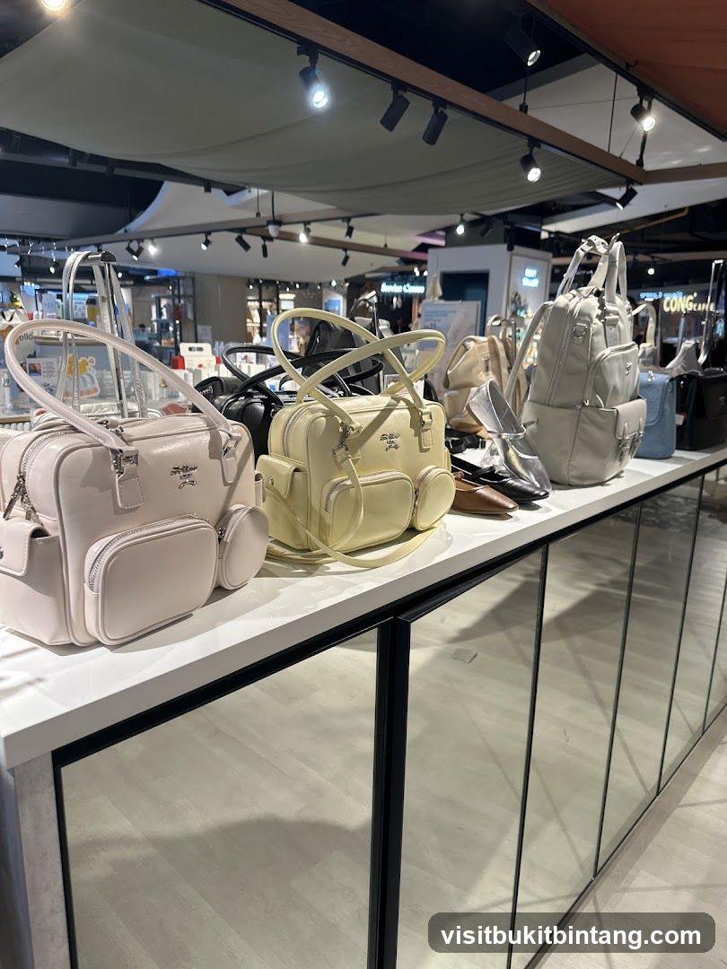 Handbags on Display