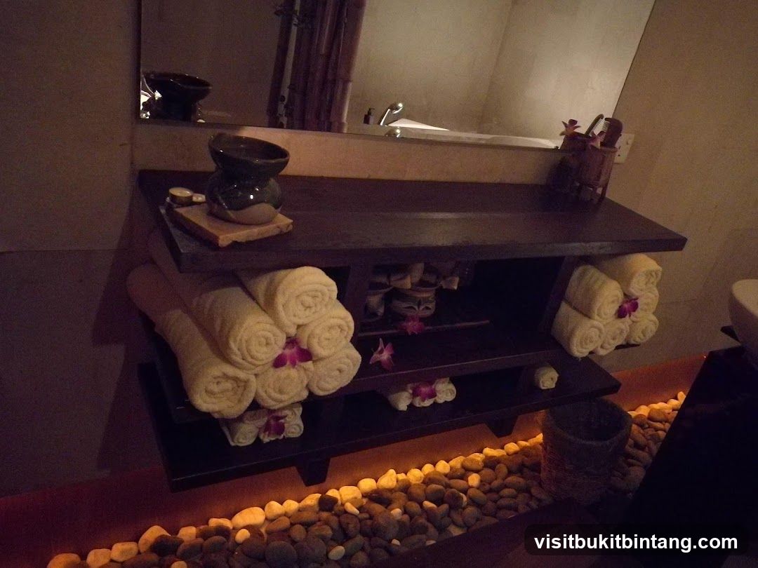 Spa Towels and Aromatherapy Diffuser